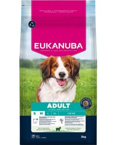 Eukanuba Chien Adulte S/M Agneau 3 kg