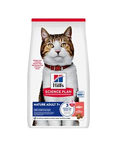 Hill's Science Plan Feline Mature Adult 7+ croquettes au saumon