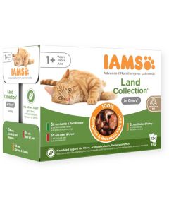 IAMS Advanced Nutrition Multipack "Terre" en sauce Chat 12 x 85 g


