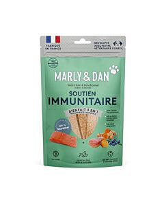 Barres à mâcher Marly & Dan Immunité pour chien, riches en saumon.