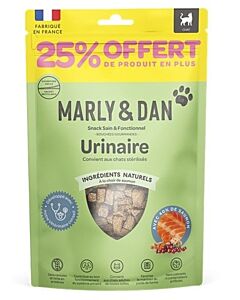 Sachet de friandises Marly & Dan Système Urinaire pour chien 40 g + 25% offert
