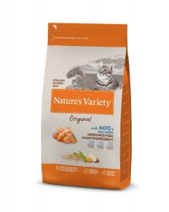 Nature's Variety Croquettes Original Chat Stérilisé saumon 