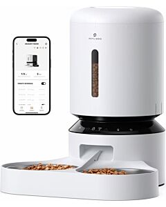 Petlibro Distributeur croquettes Granary DUO WIFI Blanc 5 L