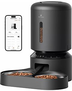 Petlibro Distributeur croquettes Granary DUO WIFI Noir 5 L