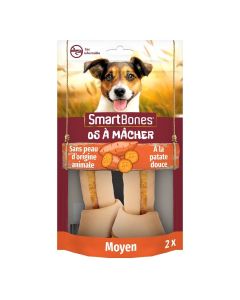 Smartbones Snack Medium alla patata dolce per cane 2 pz
