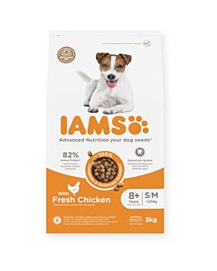 Iams Vitality Crocchette Cane Senior Piccola & Media Taglia al Pollo 12 kg