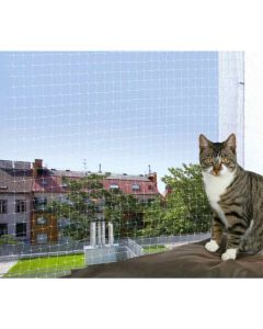 Rete di protezione trasparente per finestra porta e balcone 3 x 2 m