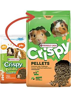 Versele Laga Crispy Pellets Cobayes changement de packaging