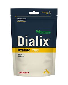 VetNova Dialix Oxalate Plus Chat Chien 30 chews veggie