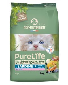 Pro-Nutrition Pure Life Gattino Sardine 8 kg