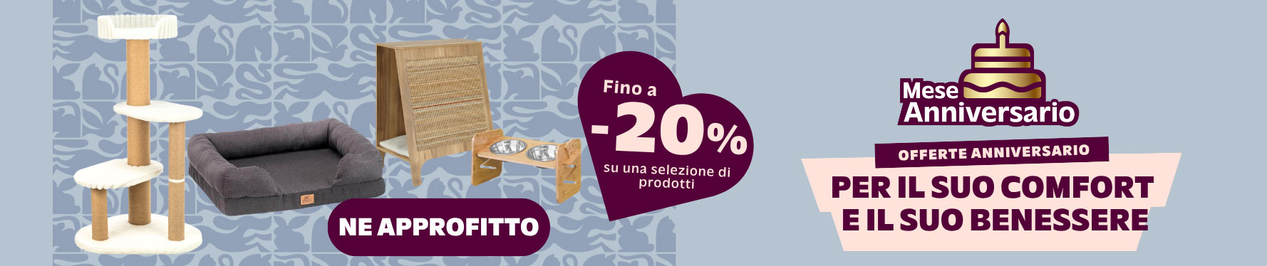 OFFERTE ANNIVERSARIO PER IL SUO COMFORT  E IL SUO BENESSERE
