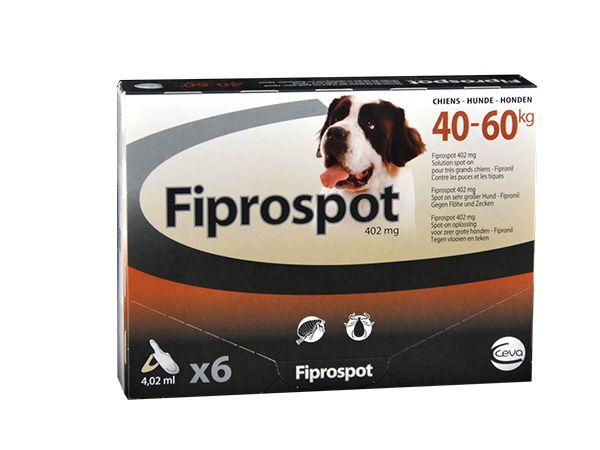 Fiprospot 40-60 6 pipettes